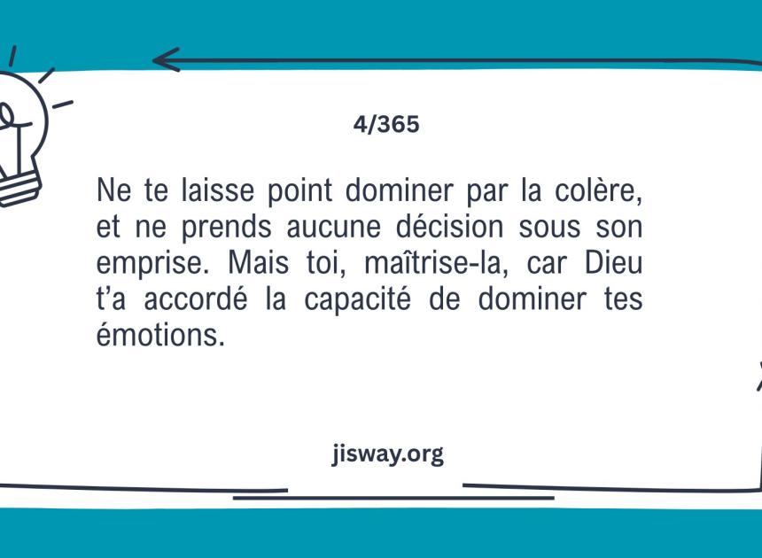 Domine tes émotions