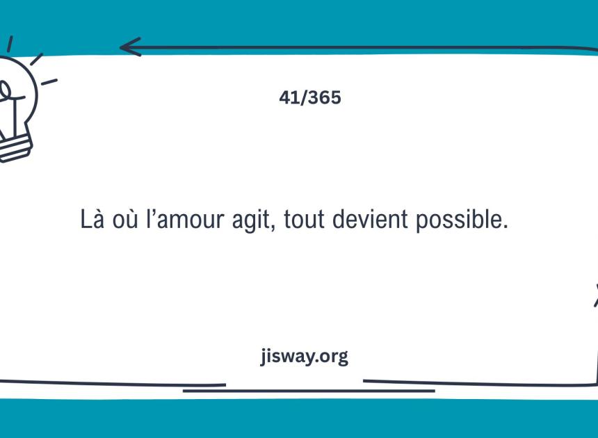 L'amour peut tout entendre.