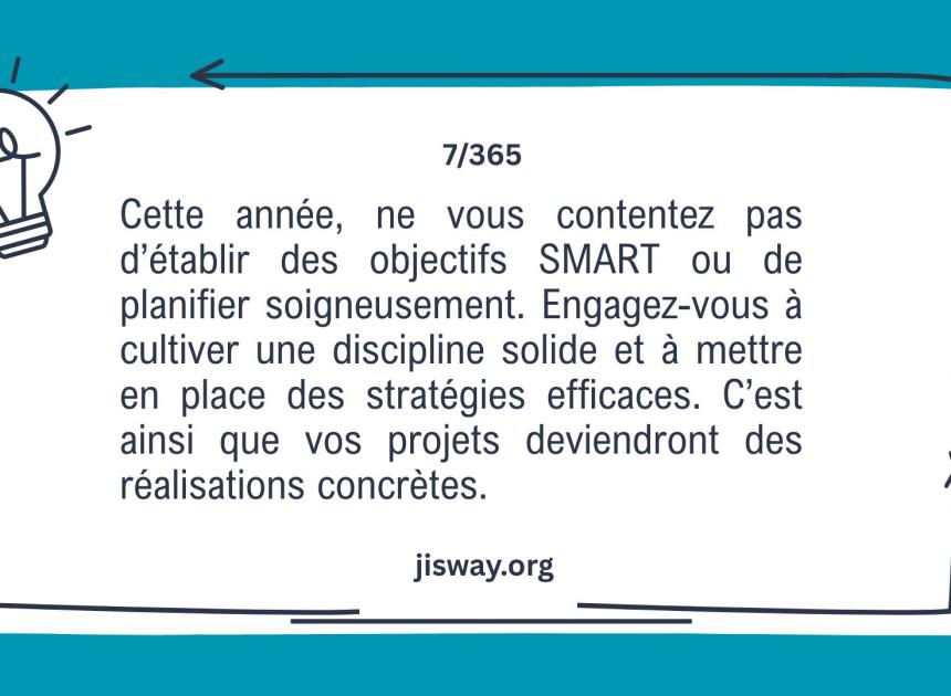 Ne te contente pas de planifier, agis !